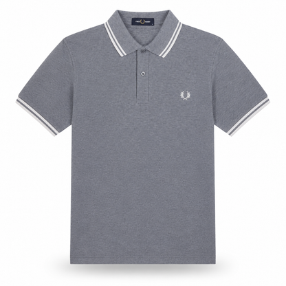Fred Perry Men's Contrast-Tipped Cotton Polo Shirt – Slim Fit Smart-Casual Polo