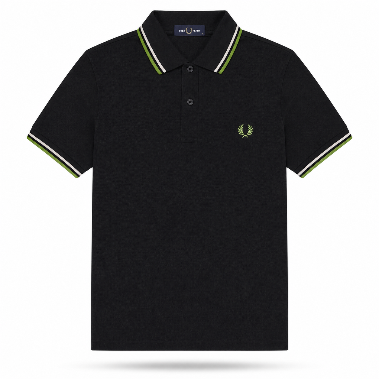 Fred Perry Men's Contrast-Tipped Cotton Polo Shirt – Slim Fit Smart-Casual Polo