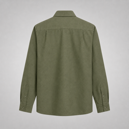 Fred Perry Men's Long Sleeve Button-Down Shirt – Premium Cotton Smart Casual Shirt