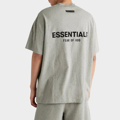 Fear Of God Essentials Short Set Oversized Streetwear Tee And Shorts