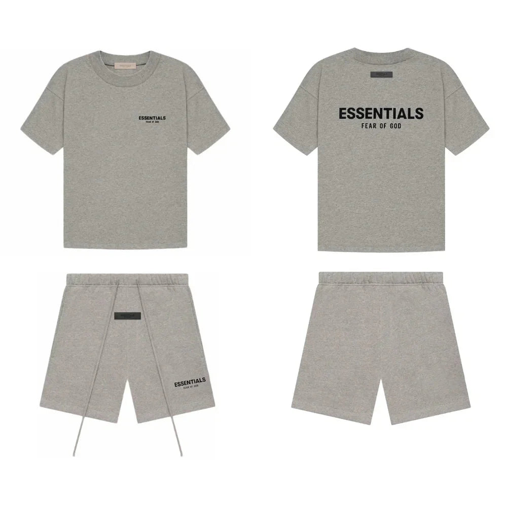 Fear of God Essentials Short Set – Premium Oversized Streetwear T-Shirt & Shorts